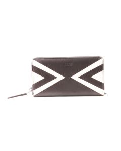 BREE Issy 131 - Langbörse in black coffee / tapioca cutout